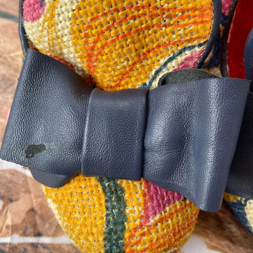 Irregular Choice Red and Orange Heels with Vibrant Design - Picture 9 of 16